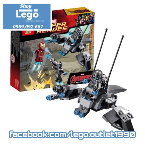 Xếp  hình Lego Iron Man đại chiến Ultron Lego Minifigures Lepin 07012