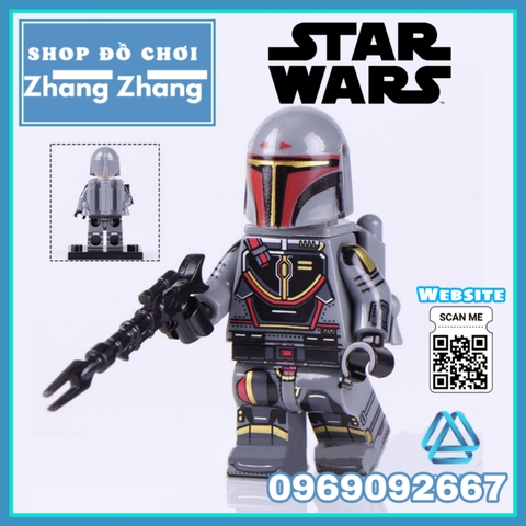 Xếp hình Star Wars The Mandalorian Mới nhất 2020 chiến tranh giữa các vì sao Lego Minifigures WM6092