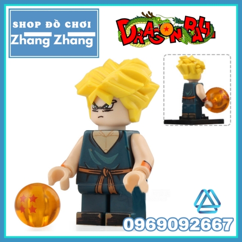 Xếp hình 7 viên ngọc rồng Dragon Balls Goten - Gotenks
- Trunks - Tien Shinhan - Android 18 Lego Minifigures POGO PG8166