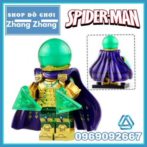 Xếp hình Spider Man Far from home, Mysterio Lego Minifigures Wm wm6071