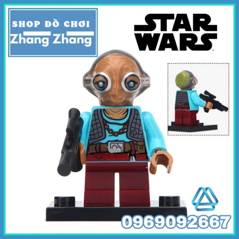Xếp hình Star Wars Sith Trooper - Han Solo - Skywalker - Snoke - Lucas - Maz Kanata Lego Minifigures WM6039