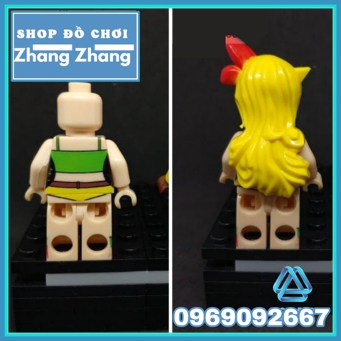 Xếp hình Lauch thịnh nộ trong Dragon Ball 7 viên ngọc rồng có Songoku Lego Minifigures Kopf KF988