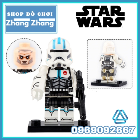 Xếp hình Star Wars Echo - Bo Katan Mandalorian Darth Maul Clone Trooper Lego Minifigures WM6098