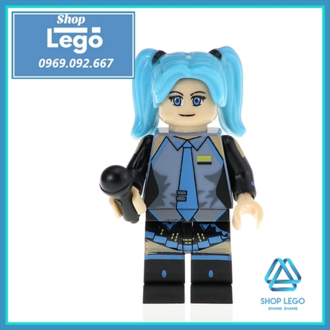 Xếp hình Bóng rổ Slam Dunk Hanamichi - Akagi - Miyagi - Rukawa - Haruko - Ayako Lego Minifigures POGO PG8092