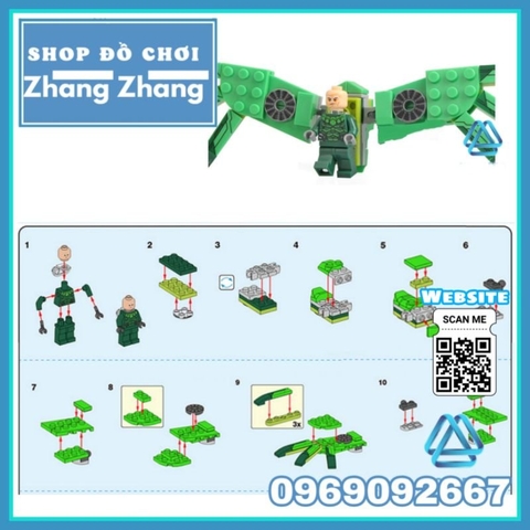 Xếp hình Lego Venom đại chiến Octopus Lego Minifigures Xinh x0231