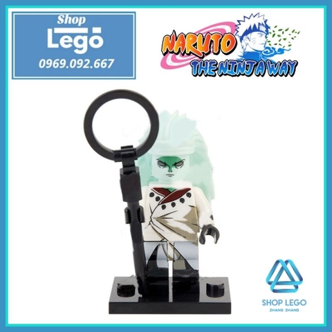 Xếp hình Naruto Neji - Might Guy - Uchiha Sasuke - Kimimaro - Kabuto - Rock Lee - Zetsu Lego Minifigures Kopf KF6126
