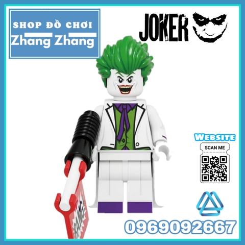Xếp hình Joker tuyển tập tội phạm Gotham Lego Minifigures Kopf KF6110