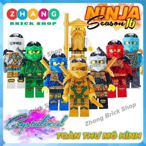 Đồ chơi xếp hình Ninjago Kai Nya Jay Cole Zane Lloyd golden ninja Wu Minifigures BC B17 24