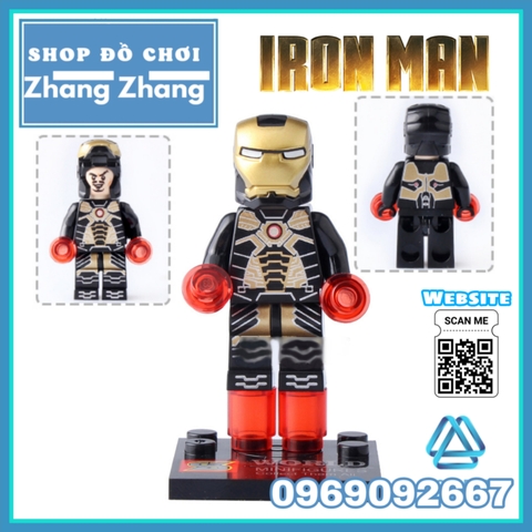 Xếp hình Iron man Ngưởi sắt trong biệt đội Avengers Lego Minifigures Sheng yuan Sy677