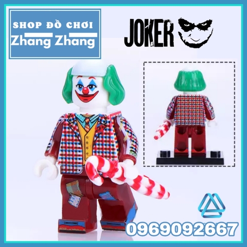 Xếp hình Batman Joker và Harley Quinn trong thành phố gotham Lego Minifigures WM6080