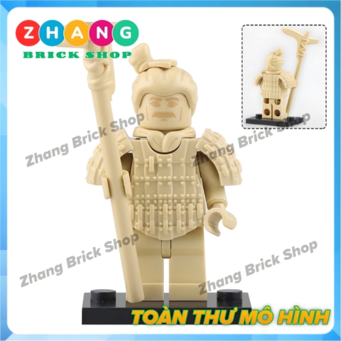 Xếp hình Đội quân đất nung Tần Thủy Hoàng Terra Cotta Warrior Lego Minifigures Koruit KT1089