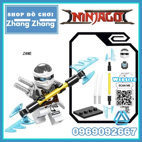Xếp hình Ninjago Cole- Pythor- Yang- Golden Ninja- Kai- Zane Lego Minifigures PRCK GA137-142