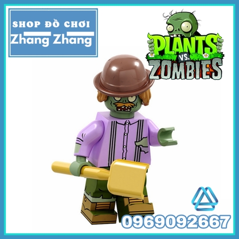Xếp hình Plants vs Zombies Cây đại chiến xác sống vui nhộn cho trẻ em phát triển thông minh Lego Minifigures POGO PG8197
