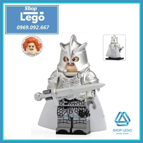 Xếp hình Game of Thrones Kingsguard trong Trò chơi vương quyền Lego Minifigures Koruit KT1019