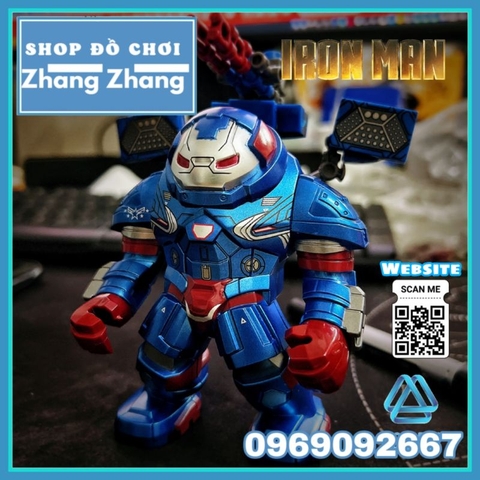 Đồ chơi xếp hình người sắt Iron man phiên bản Hulkbuster tặng kèm War machine Patriot Minifigures Xinh XH1820