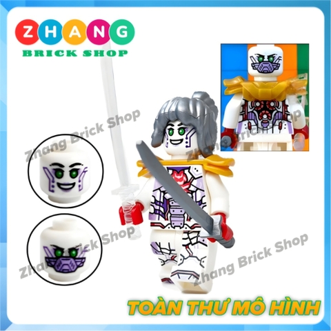 Đồ chơi lắp ráp Ninjago Dragons Rising Season 3 Pixal tay bạc Nindroid Army Minifigures [Zhang Brick Shop]