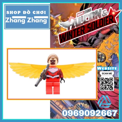 Đồ chơi xếp hình Falcon phiên bản truyện tranh Minifigures
