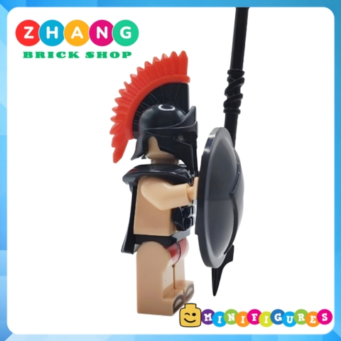 Xếp hình binh đoàn Sparta bóng tối hùng mạnh nhất thế giới Spartacus Gladiator Lego Minifigures Xinh X0164 Xh644
