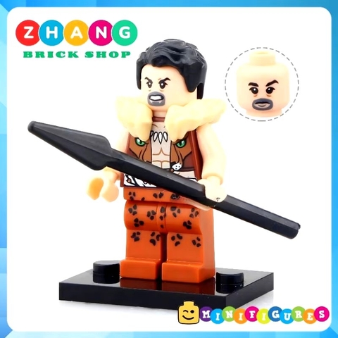 Xếp hình Spider-Man Scorpion Sandman Kraven Hobgoblin Stan Lee Captain American Lego Minifigures POGO PG8017