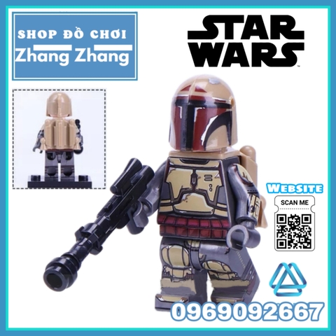 Xếp hình Star Wars lính Mandalorians tinh nhuệ mới nhất 2020 Lego Minifigures WM6085