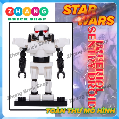 Đồ chơi xếp hình Star Wars mô hình Sentry Droid Minifigures Koruit XP403