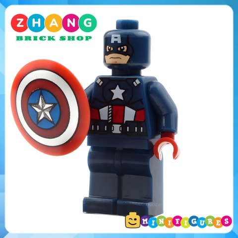 Đồ chơi Xếp hình Captain America gồm Hulk - Spider man - Thor Zod - Hawkeye - Iron man - Batman Minifigures Xinh 001 009