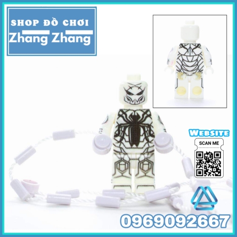 Xếp hình Venom Doctor Doom Ghost Rider Colossus Black Panther Wolverine Cyclops Captain Lego Minifigures POGO PG8187