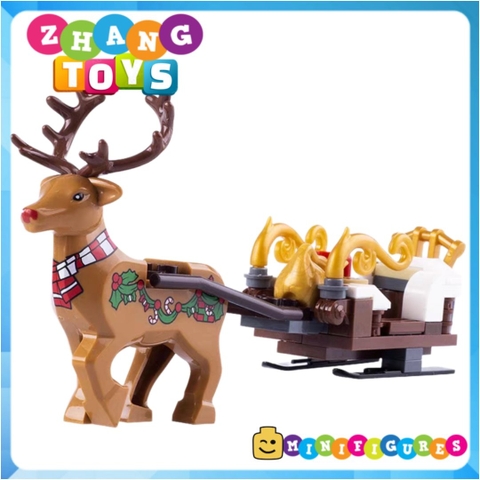 Đồ chơi xếp hình mô hình tuần lộc giáng sinh của ông già Noel Merry Christmas Minifigures Xinh XH1784