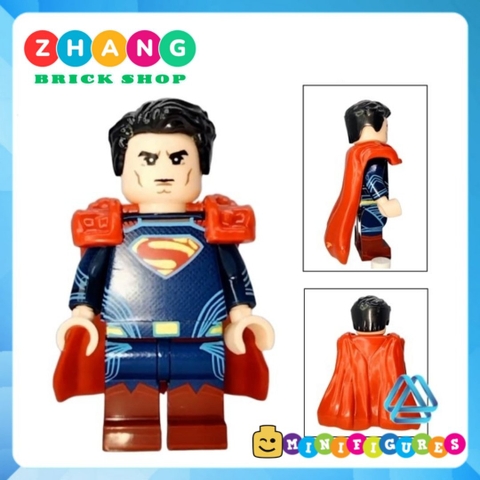 Đồ chơi xếp hình Superman Wonder Woman Batman Green Lantern Cyborg Aquaman Martian Manhunter Flash Minifigures KF6168