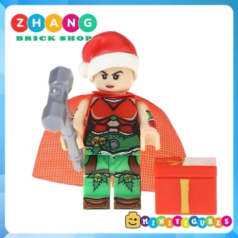 Xếp hình Giáng sinh Joker - Flash - Superman - Loki - Doctor Fate - Shazam Marry Christmas Lego Minifigures POGO PG8188