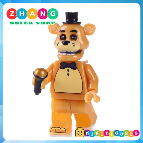 Xếp hình Chica - Bonnie - Foxy Spintraft - Freddy trong Five Night at Freddy Lego Minifigures WM6074