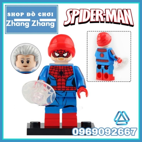 Đồ chơi xếp hình Người nhện Raimi Spider man gồm Agent Venom - Aunt May Mô hình Minifigures Xinh X0280