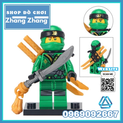 Xếp hình Ninjago Master Spinjitzu Harumi Samurai X Lego Minifigures LELE A001-008