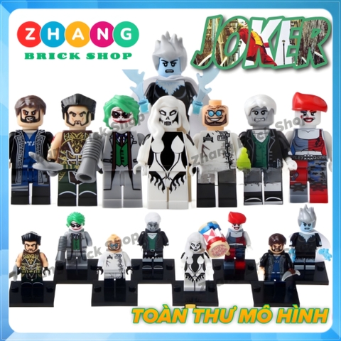 Xếp hình Joker Captain Boomerang Silver Banshee Ra's Al Ghul Killer Frost Harley Quinn Solomon Dr Hugo Lego Xinh X0171