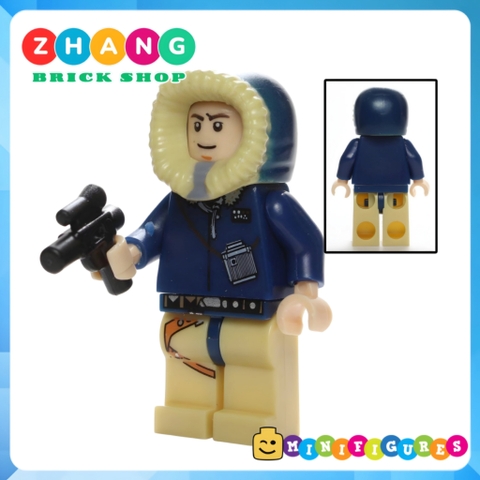 Xếp hình Star Wars Han Solo - Shaak Ti - Luminara Unduli - Luke Skywalker - Oola MTarkin Lego Minifigures POGO PG8051