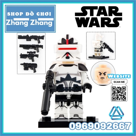 Đồ chơi xếp hình Star Wars gồm Ahsoka's Clone Trooper Minifigures Xinh X0303