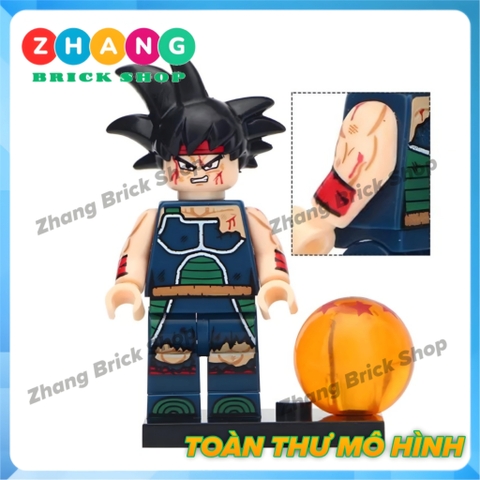 Xếp hình Dragon Ball Goku - Android 17 - Tien Shinhan - Krillin - Bardock Lego Minifigures Koruit KT1009