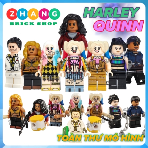 Xếp hình Harley Quinn: Birds of Prey Renee Montoya Huntress Cassandra Cain Black Mask Lego Minifigures Kopf KF6113