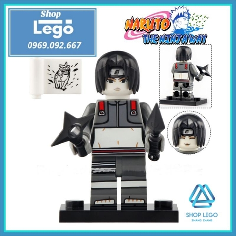 Xếp hình Naruto Sai - Hidan - Sarutobi Hiruzen - Orochimaru - Rock Lee- Aburame Shino Lego Minifigures KDL803