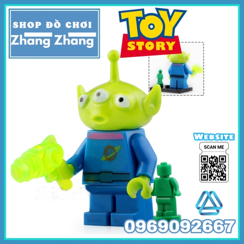 Xếp hình Toys Story Buzz Lightyear Woody Jessie Alien Bunny Bo Peep Gabby Duke Caboom Lego Minifigures Wm6060