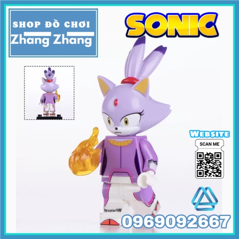Xếp hình Sonic Ray - Rabbit - Big the Cat - Charmy Bee - Tikal - Dr. Eggman - Blaze - Storm Lego Minifigures WM6087