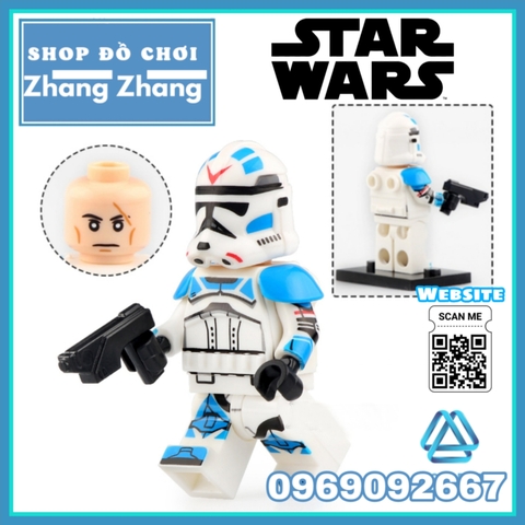 Xếp hình Star Wars Legion Coruscant Guard - Jesse - Imperial Stormtrooper Lego Minifigures Koruit KT1042