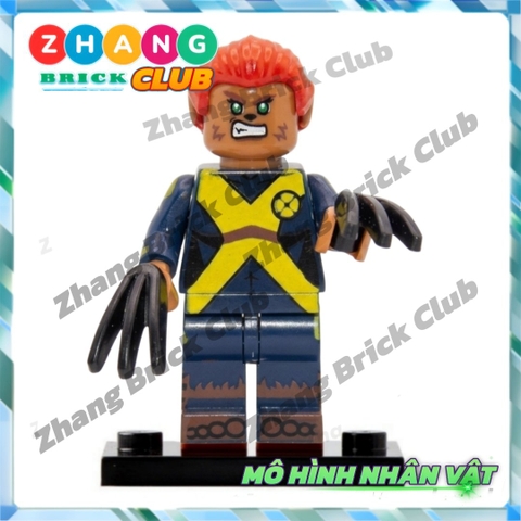 Xếp hình Cannonball
- Wolfsbane
- Magik
- Mirage - Magma - Mr Negative's - Ghost Spider Lego Minifigures POGO PG8219