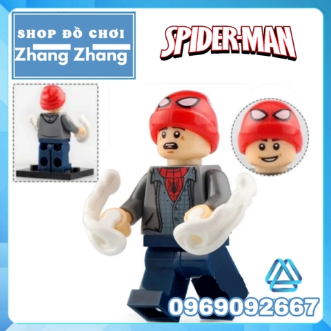 Xếp hình Lego Spider-Man Far From Home Mysterio Peter Parker Nick Fury Happy Hogan Hydro Man Lego Minifigures Xinh X0249