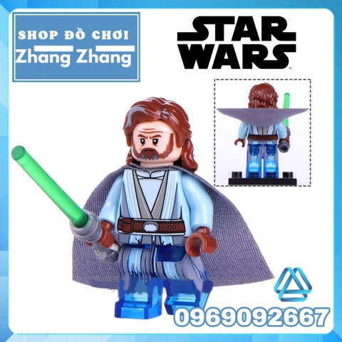Xếp hình Star Wars C-3PO  - Ben Skywalker - Tarfful - Han Solo - Paz Vizla - Palpatine - Obi-wan Lego Minifigures WM6091