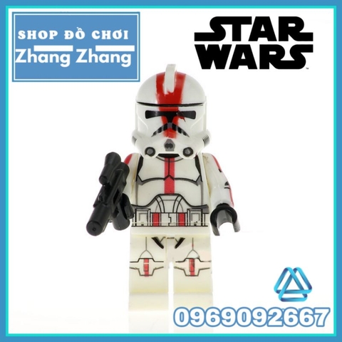 Đồ chơi xếp hình Star Wars Stormtrooper Special Forces First Order Trooper Minifigures POGO PG8097