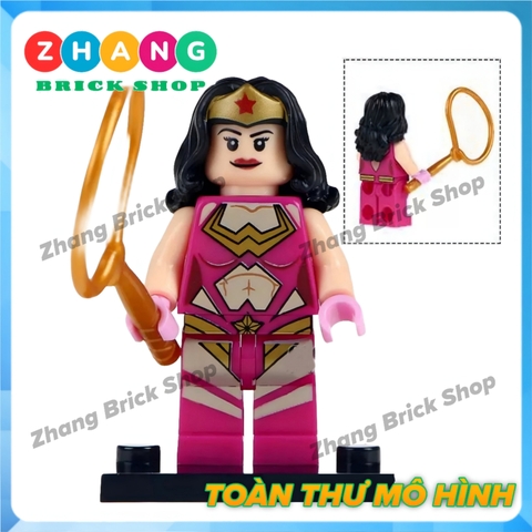 Xếp hình Wonder Woman - Joker - Haley Quinn - Thanos - Captain America Lego Minifigures WM6014