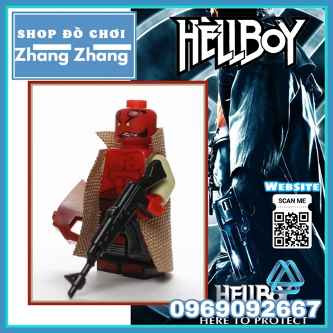 Xếp hình Hellboy con trai của Quỷ Lego Minifigures wm439 wm6020