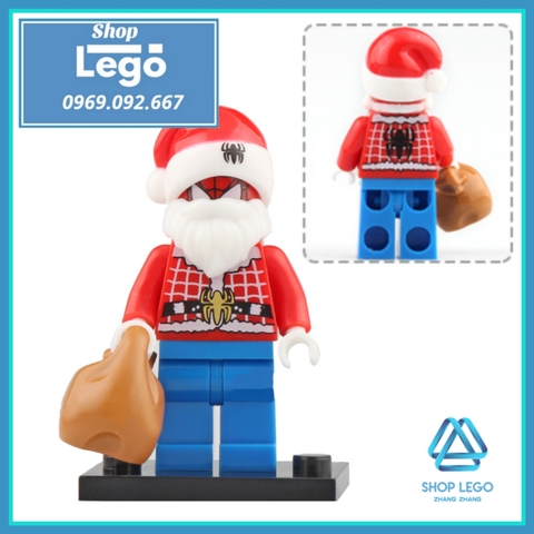 Xếp hình Giáng sinh Siêu anh hùng Marvel - X-men - Deadpool Merry Christmas 2019 Lego Minifigures Xinh X0222