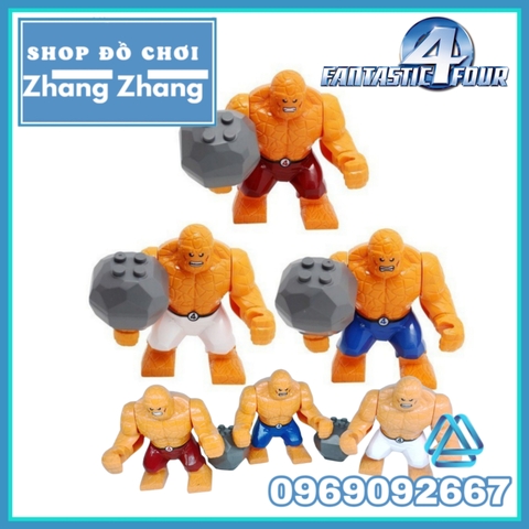 Xếp hình Thing Fantastic4 siêu anh hùng DC mới nhất 2020 Big Figures Lego Minifigures Decool 0153 0155